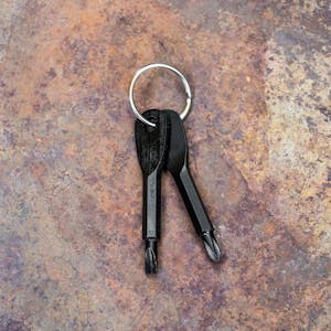Mini Slotted & Phillips Screwdriver Keychain