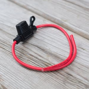 Mini Plug-In Blade Style Fuse Holder - 55” Wire