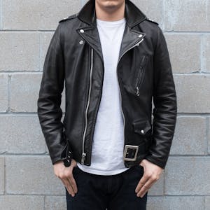 Schott 519 Waxy Natural Cowhide Perfecto Jacket