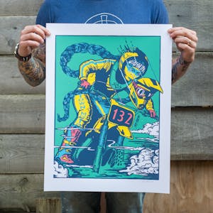 Town Moto x Stay Outside MX Braids Poster