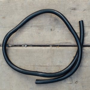 Plastic Wire Covering - Black - 3/8”