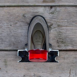 Sparto Tail Light - Square Lens - Chrome